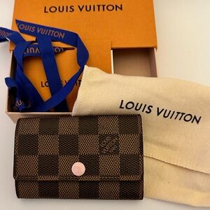 Louis Vuitton Damier Ebene 6 Key Holder
